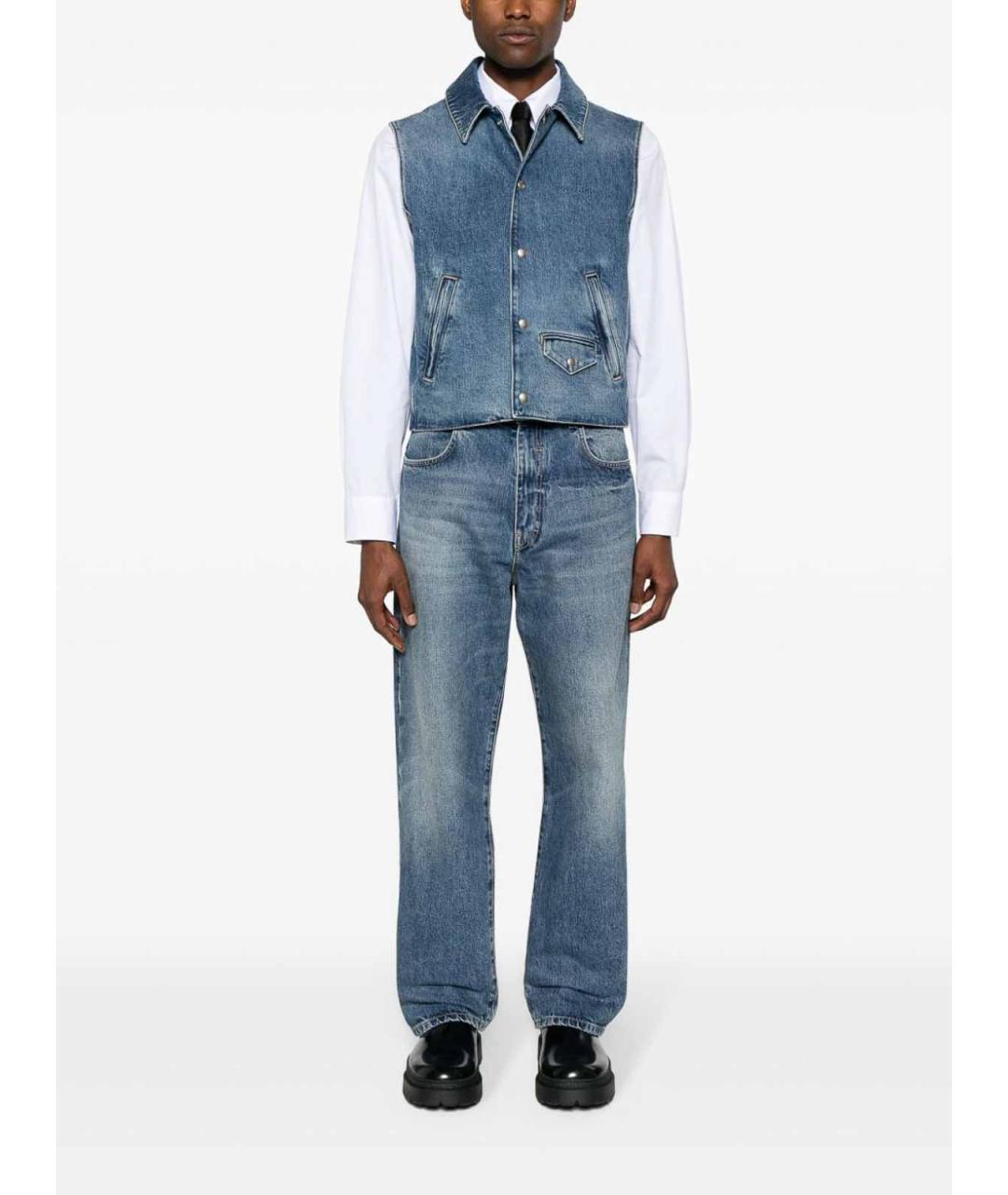 GIVENCHY Синяя хлопковая жилетка, фото 4