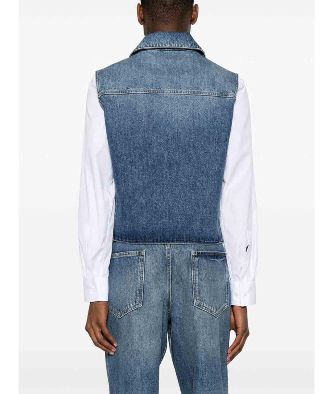 GIVENCHY Синяя хлопковая жилетка, фото 2