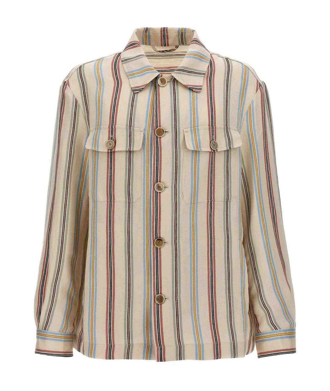 ETRO Мульти льняная кэжуал рубашка, фото 1