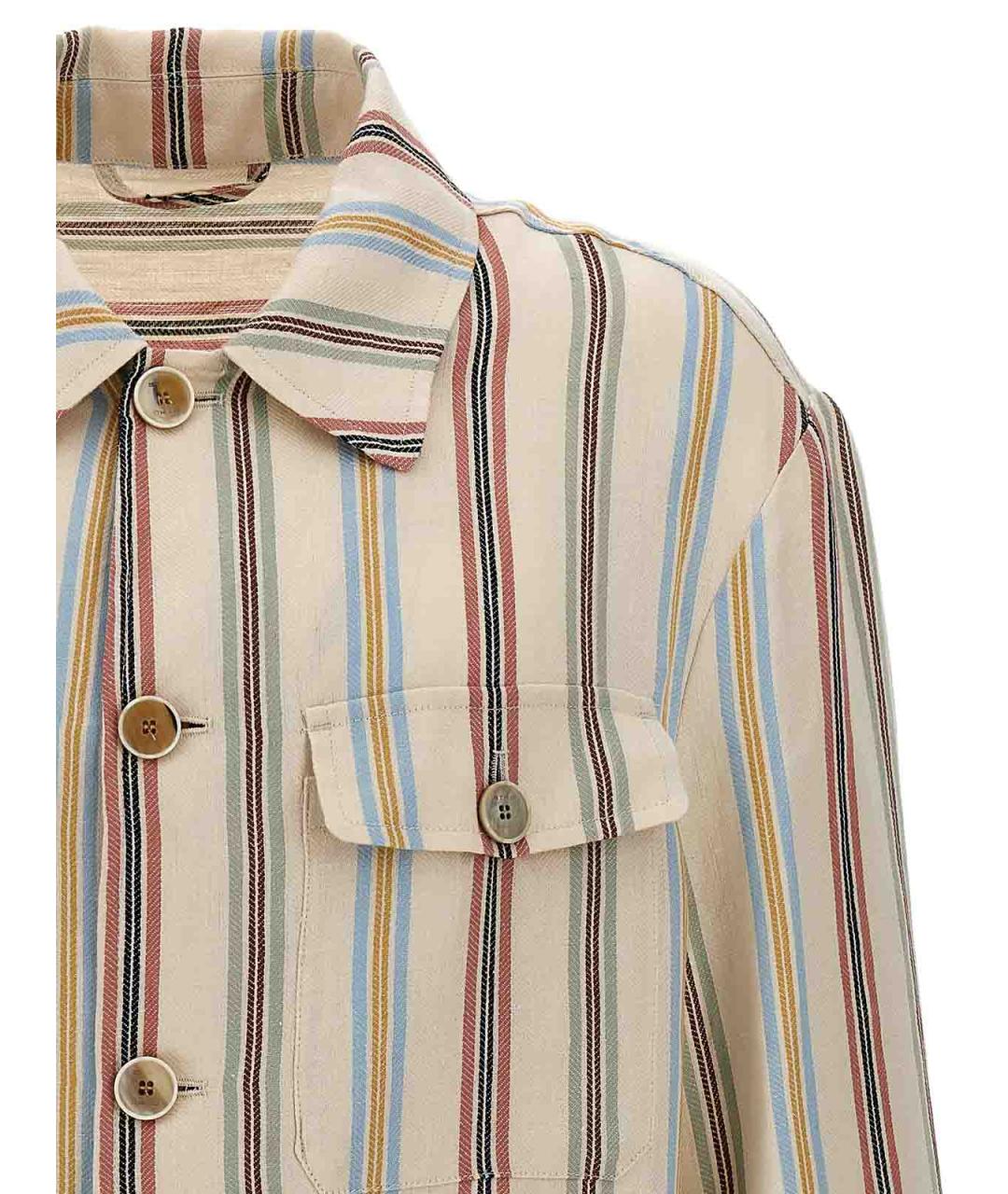 ETRO Мульти льняная кэжуал рубашка, фото 3