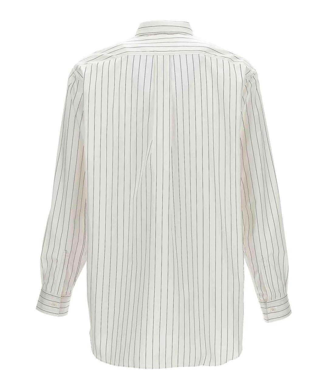 COMME DES GARÇONS Белая хлопковая классическая рубашка, фото 2