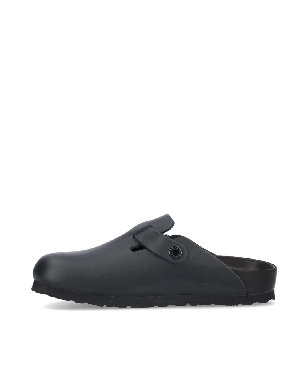 BIRKENSTOCK Черные кожаные мюли, фото 3