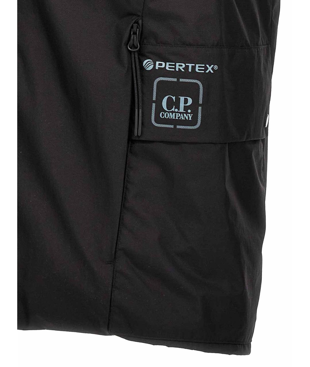CP COMPANY Черный хлопковый жилет, фото 4