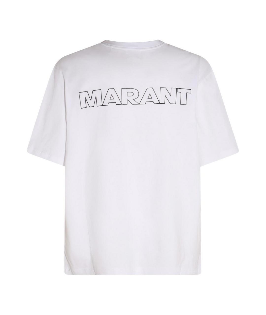 ISABEL MARANT Белая хлопковая футболка, фото 1