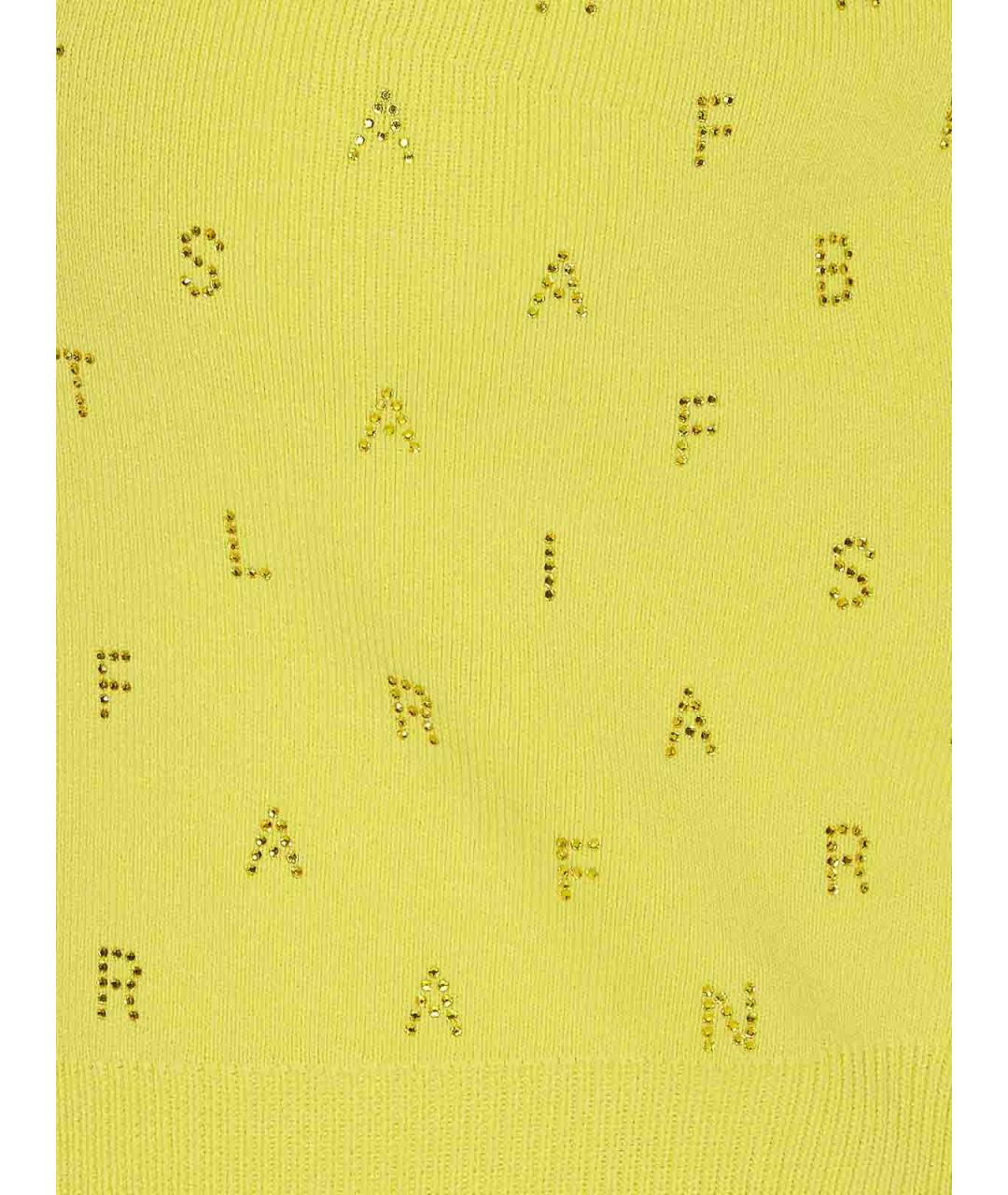 ELISABETTA FRANCHI Желтый кардиган, фото 3