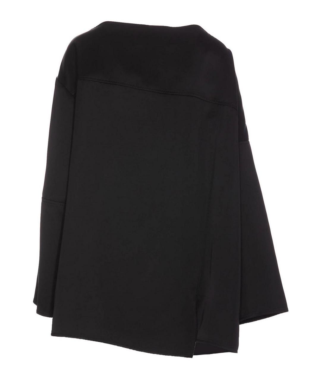 JIL SANDER Черный шелковый джемпер / свитер, фото 2