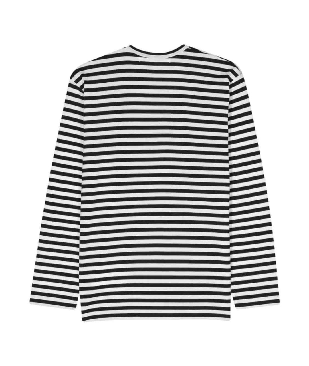 COMME DES GARÇONS Черная хлопковая футболка, фото 2
