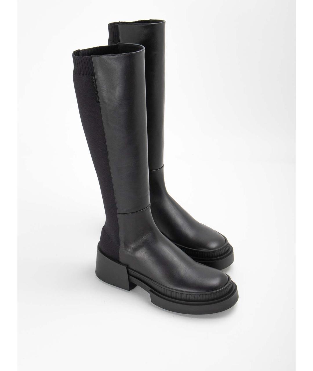 EMPORIO ARMANI Черные сапоги, фото 2