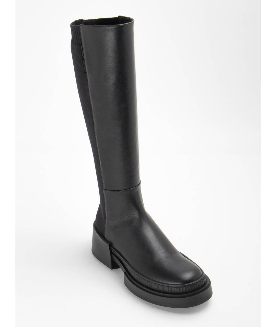 EMPORIO ARMANI Черные сапоги, фото 5