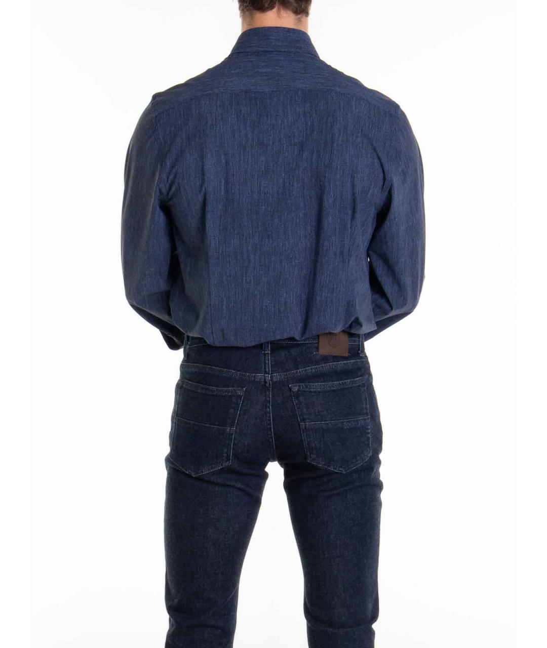 CORNELIANI Синяя классическая рубашка, фото 4
