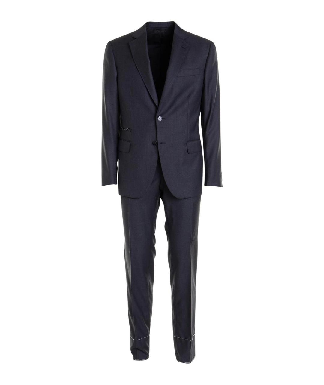 BRIONI Темно-синий классический костюм, фото 1