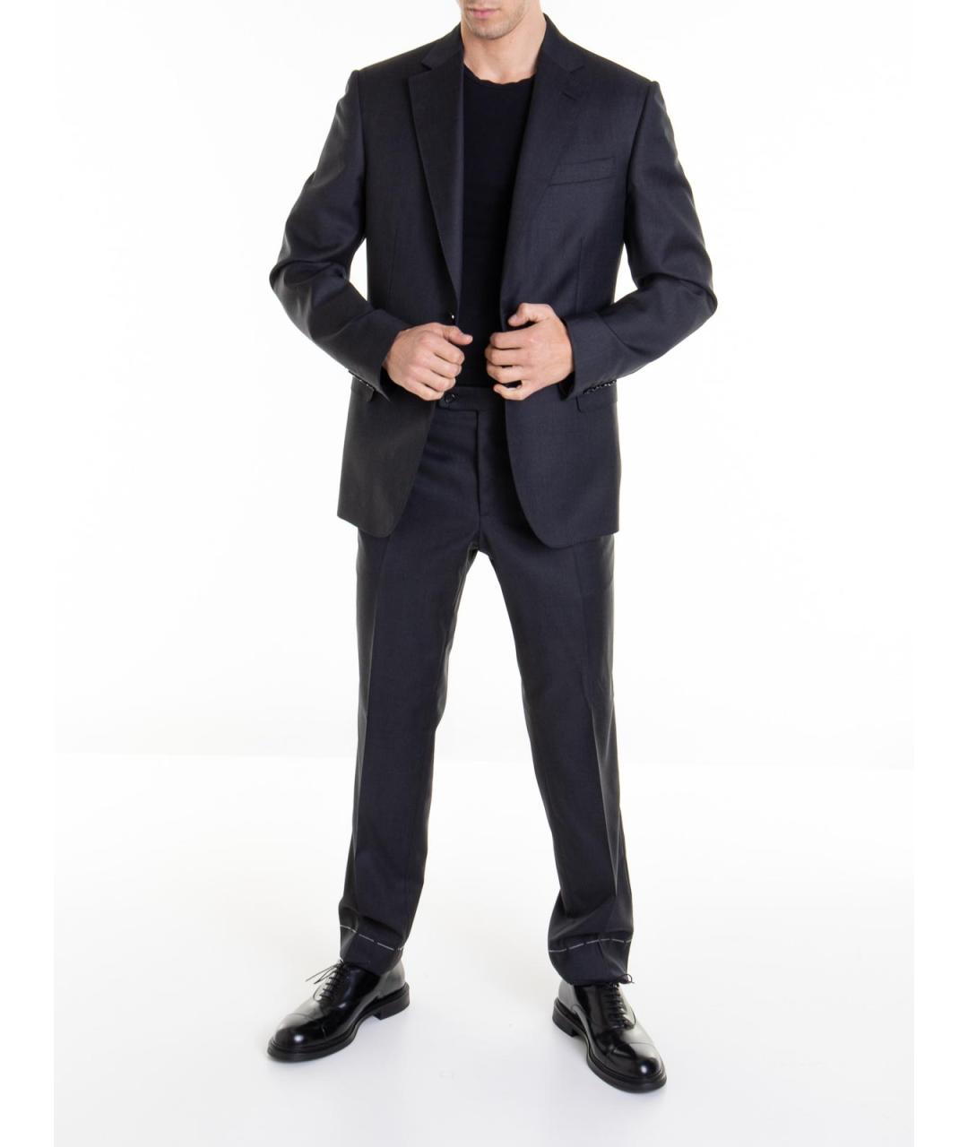 BRIONI Темно-синий классический костюм, фото 3