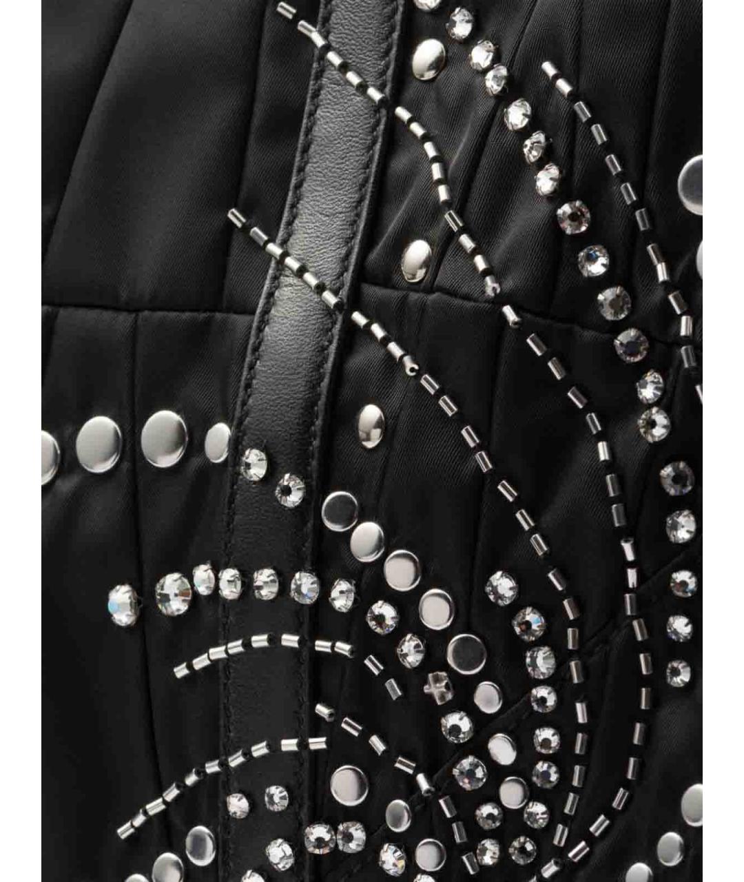 PRADA Черная тканевая сумка тоут, фото 6
