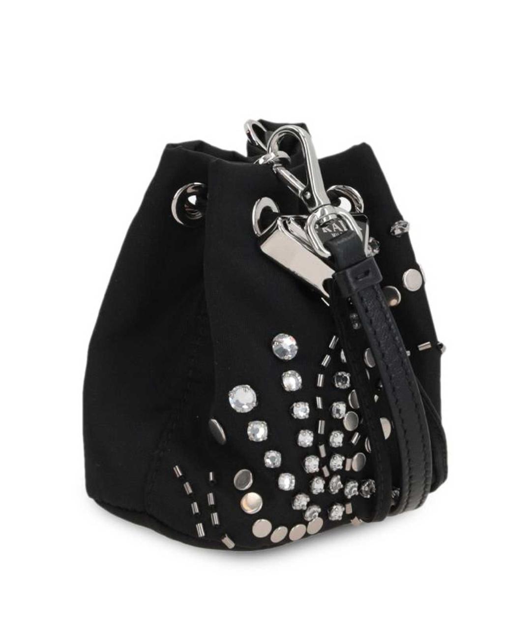 PRADA Черная тканевая сумка тоут, фото 3