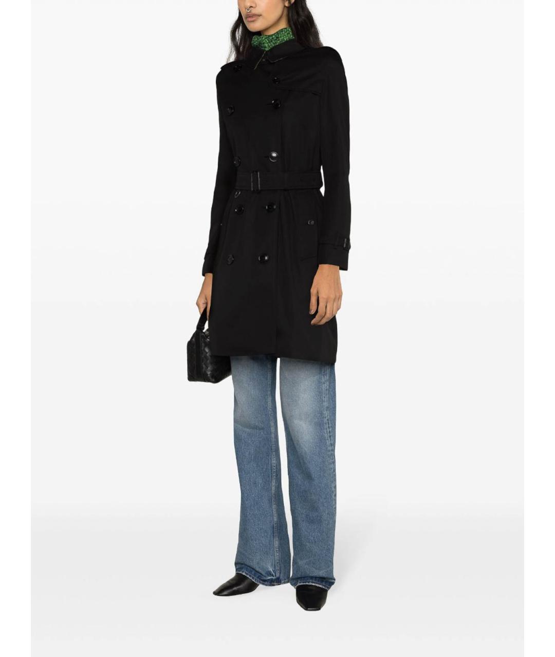 BURBERRY Черная хлопковая куртка, фото 4