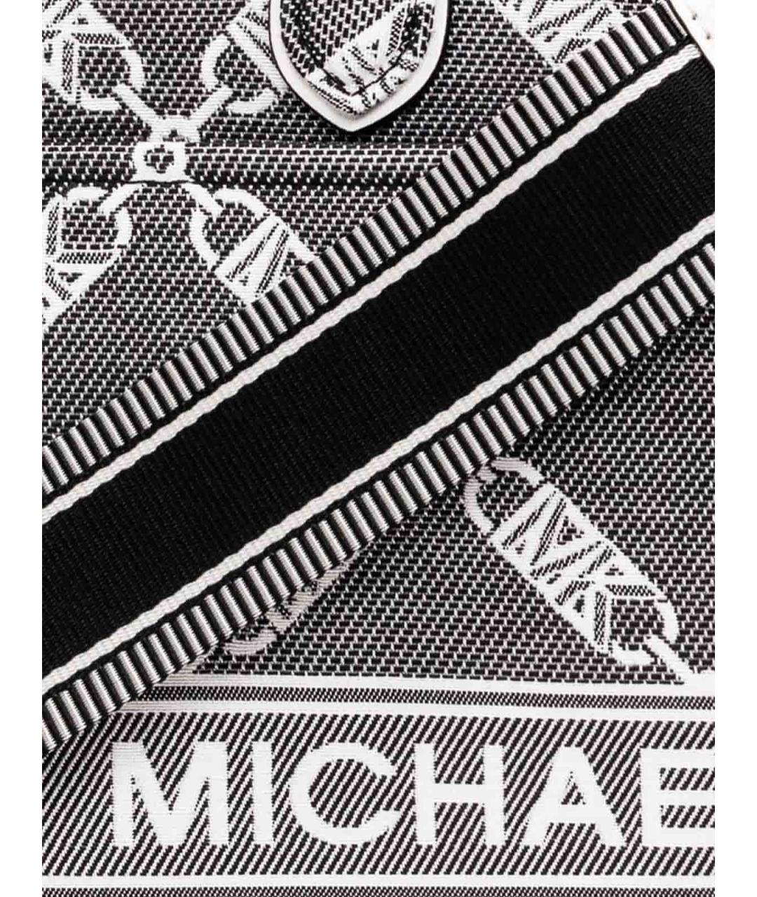 MICHAEL MICHAEL KORS Черная тканевая сумка тоут, фото 2