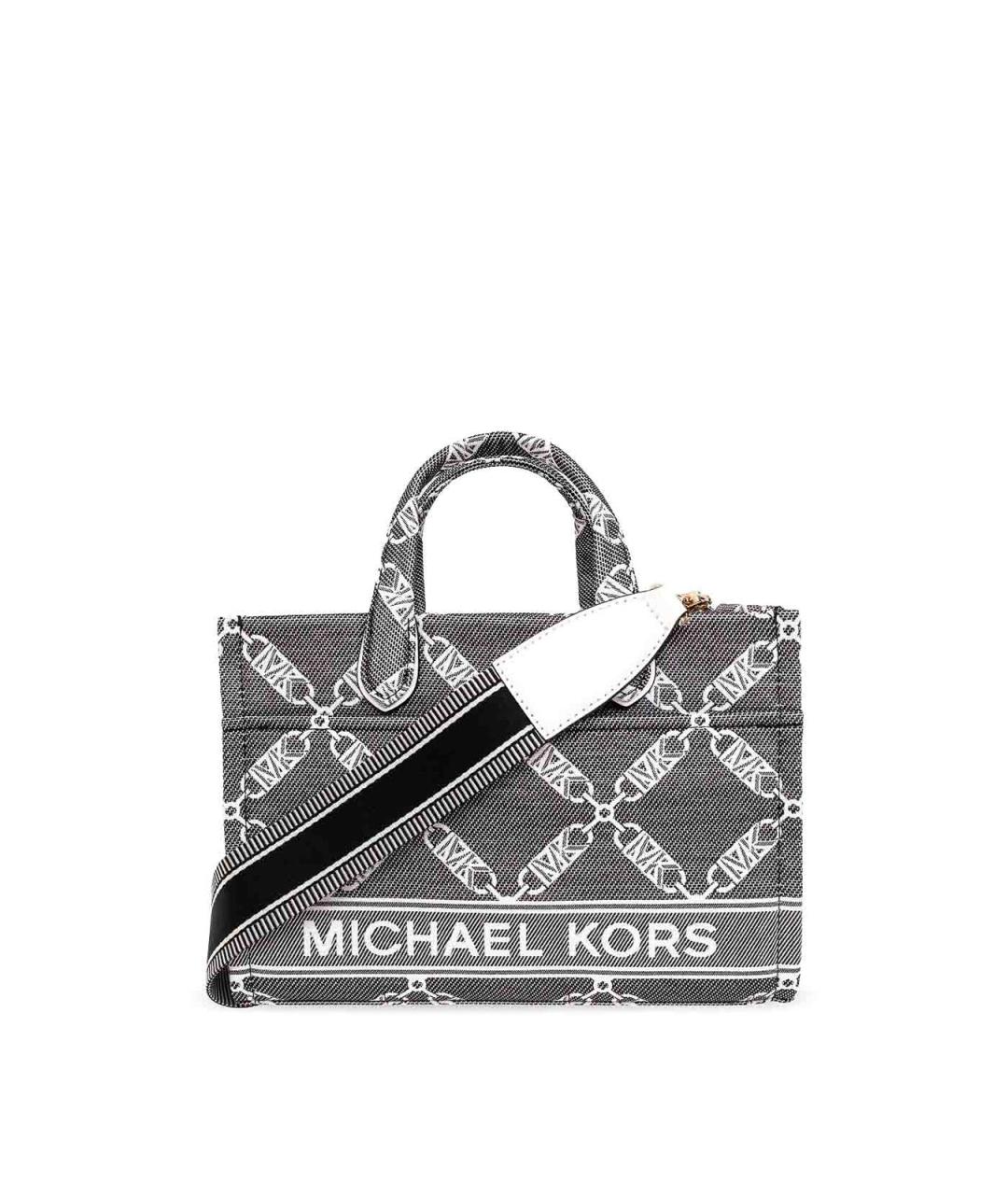 MICHAEL MICHAEL KORS Черная тканевая сумка тоут, фото 1