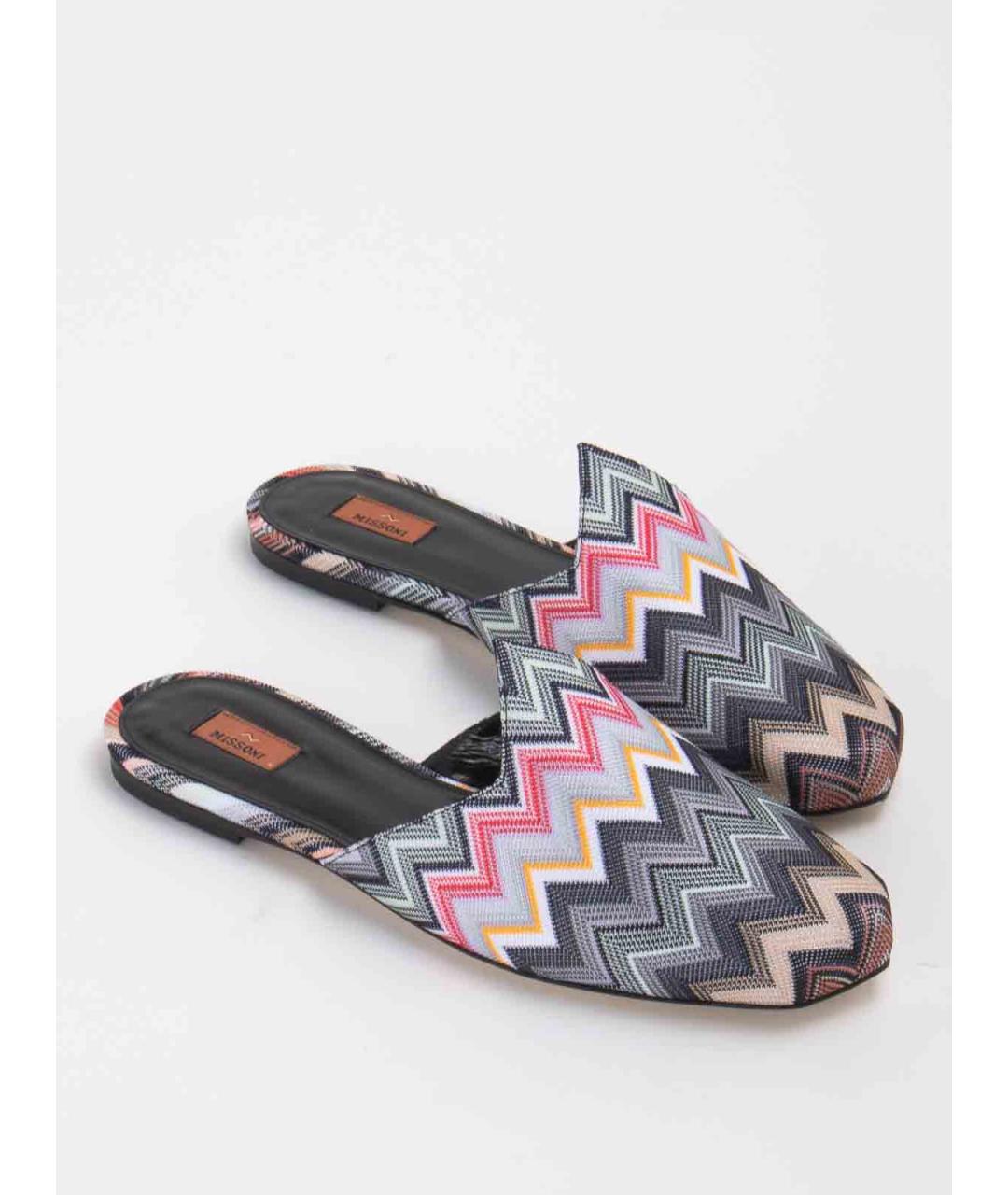 MISSONI Мульти текстильные мюли, фото 2