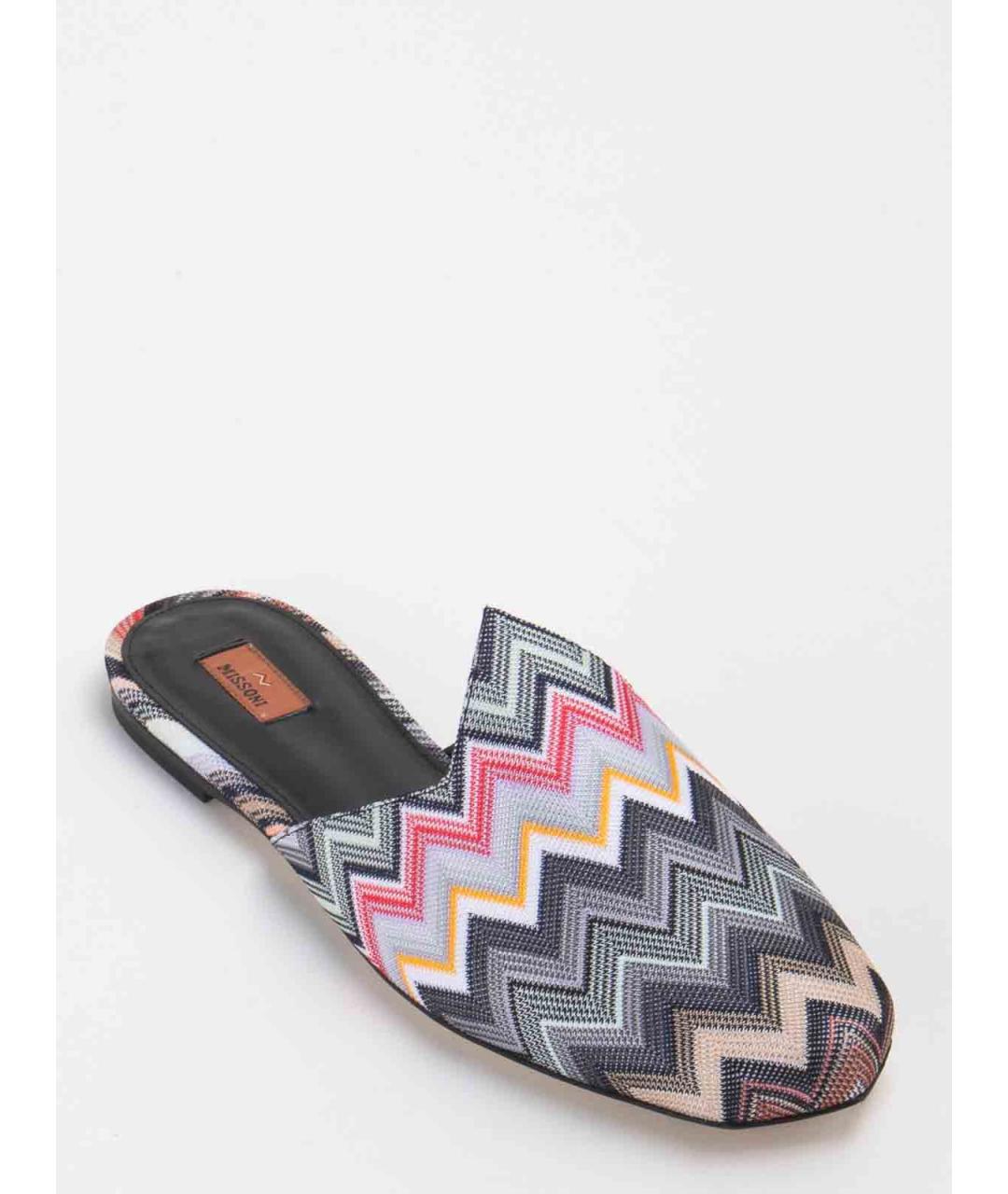 MISSONI Мульти текстильные мюли, фото 5