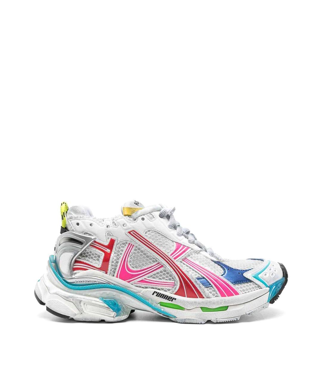 BALENCIAGA Мульти кожаные кроссовки, фото 1