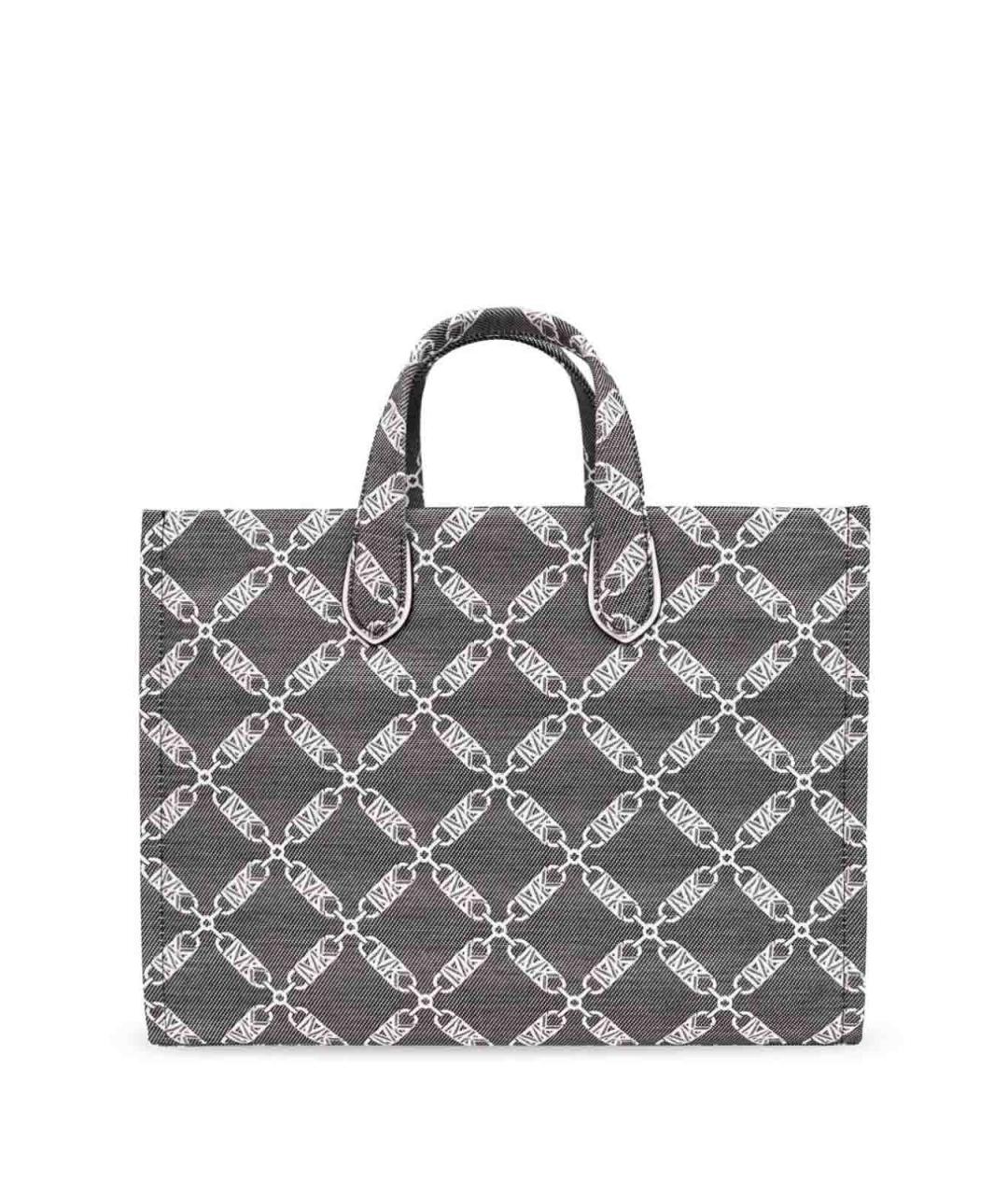 MICHAEL MICHAEL KORS Черная тканевая сумка тоут, фото 4