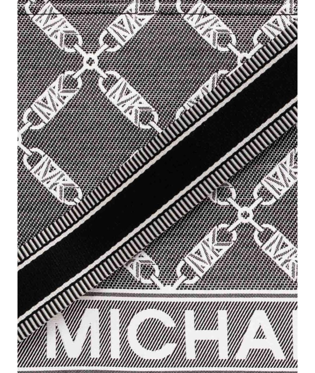 MICHAEL MICHAEL KORS Черная тканевая сумка тоут, фото 5
