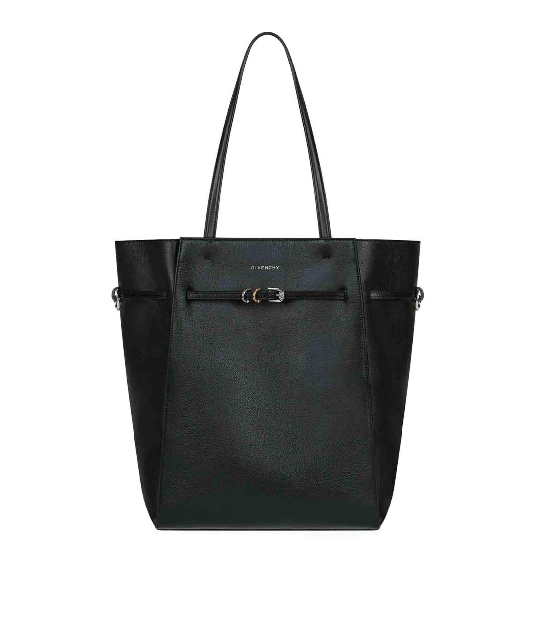 GIVENCHY Черная кожаная сумка тоут, фото 1