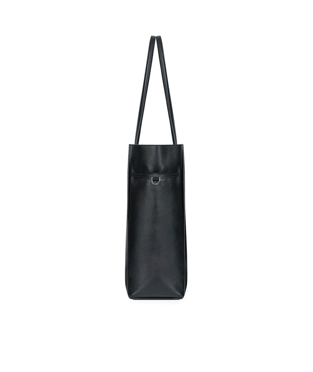 GIVENCHY Черная кожаная сумка тоут, фото 2