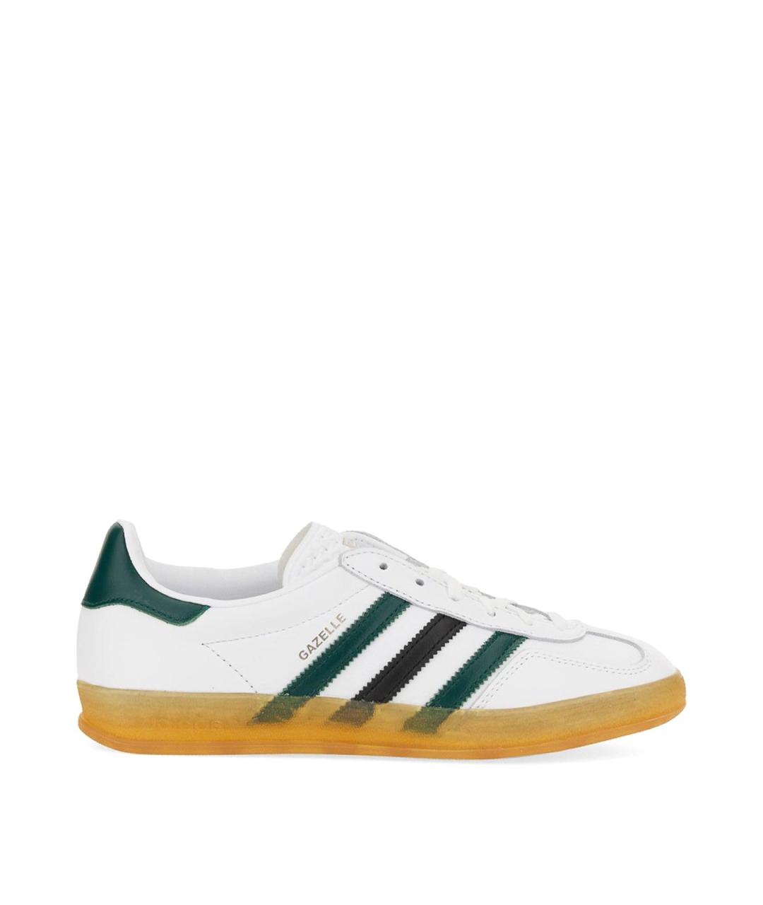 ADIDAS Белые кожаные кеды, фото 1