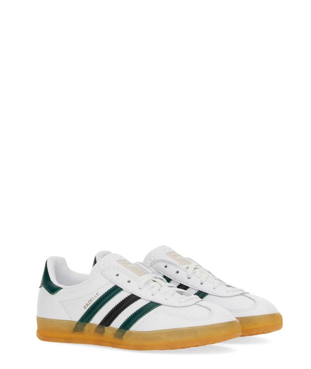 ADIDAS Белые кожаные кеды, фото 2