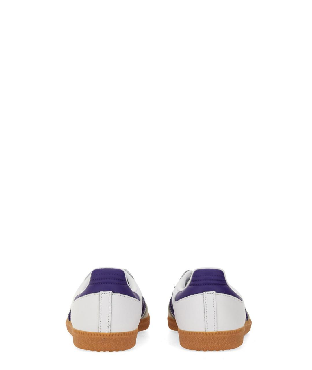 ADIDAS Белые кожаные кроссовки, фото 3