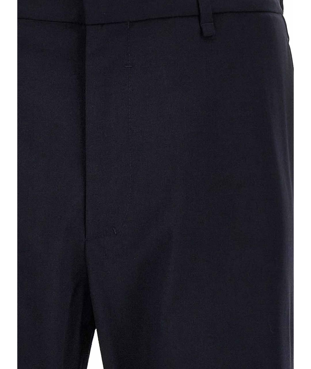 GIVENCHY Синие шерстяные повседневные брюки, фото 3