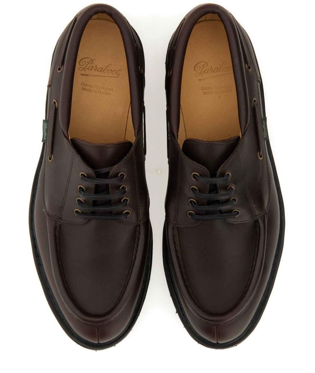 PARABOOT Коричневые кожаные лоферы, фото 6