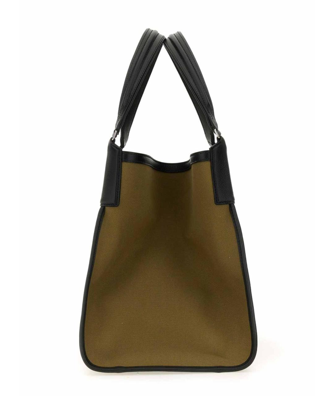 BALLY Коричневая хлопковая сумка тоут, фото 3