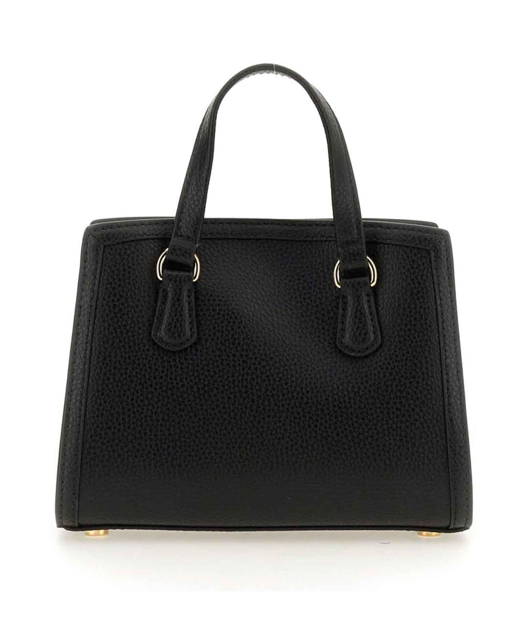 MICHAEL MICHAEL KORS Черная кожаная сумка тоут, фото 3