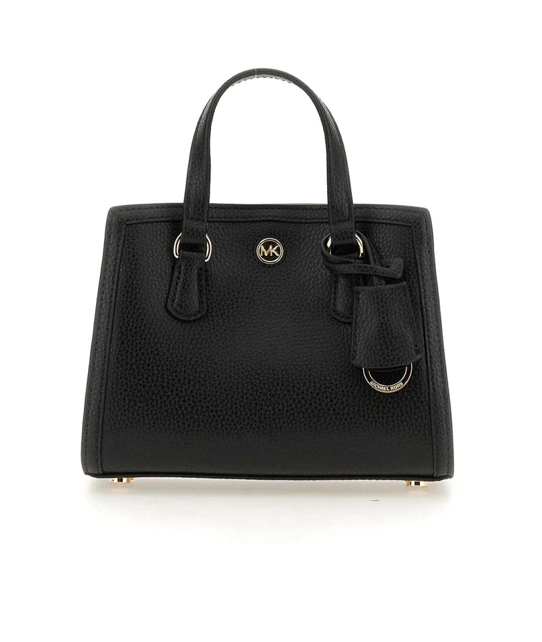MICHAEL MICHAEL KORS Черная кожаная сумка тоут, фото 1