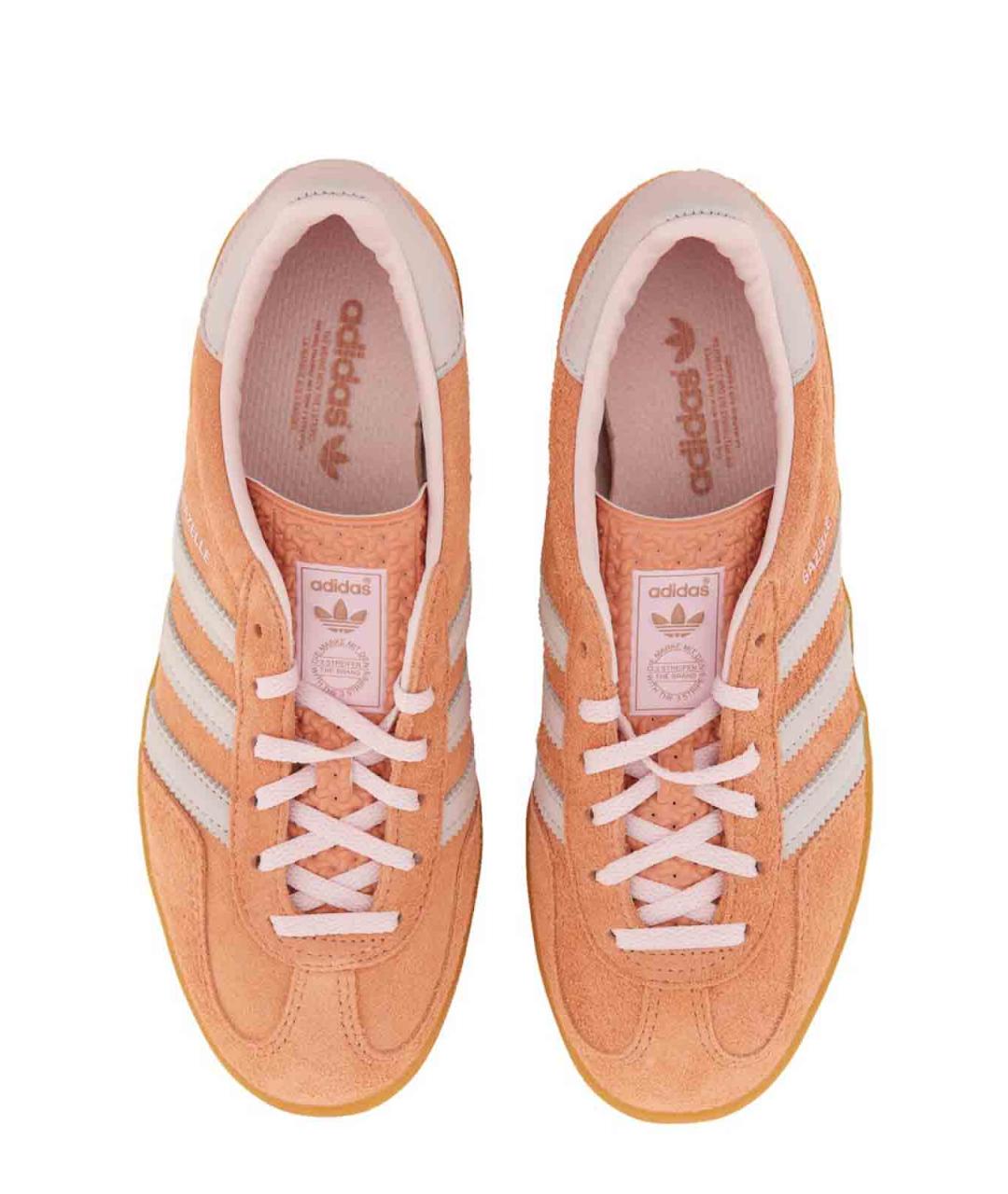 ADIDAS Бежевые кожаные кроссовки, фото 6