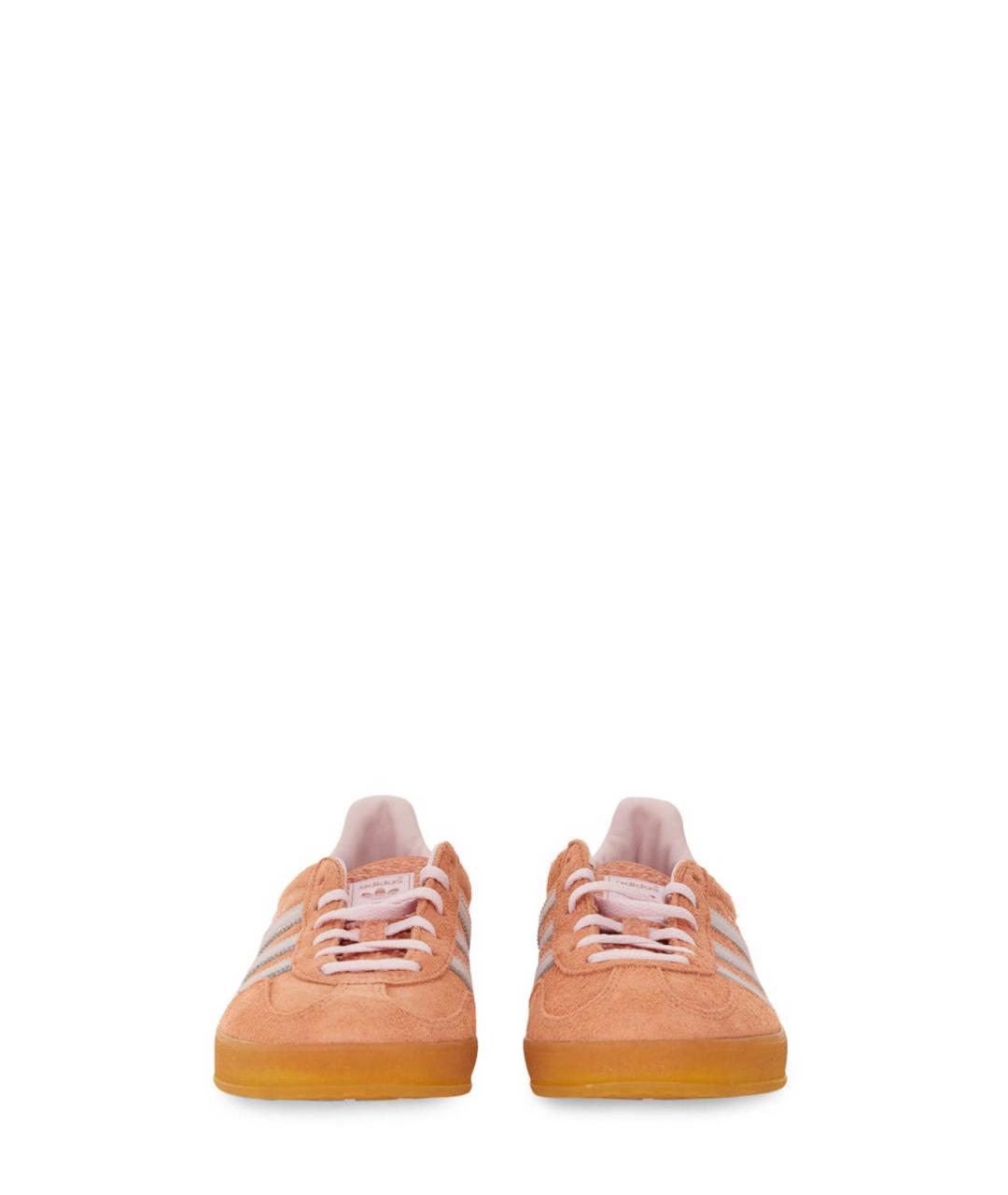 ADIDAS Бежевые кожаные кроссовки, фото 4