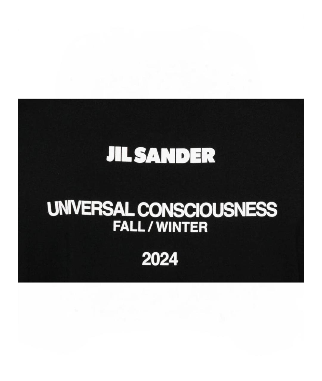 JIL SANDER Черная футболка, фото 2