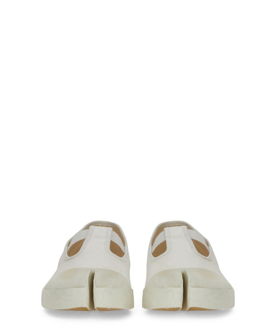 MAISON MARGIELA Белые текстильные слипоны, фото 4