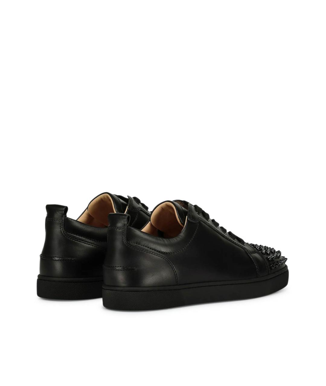 CHRISTIAN LOUBOUTIN Черные кожаные туфли, фото 3