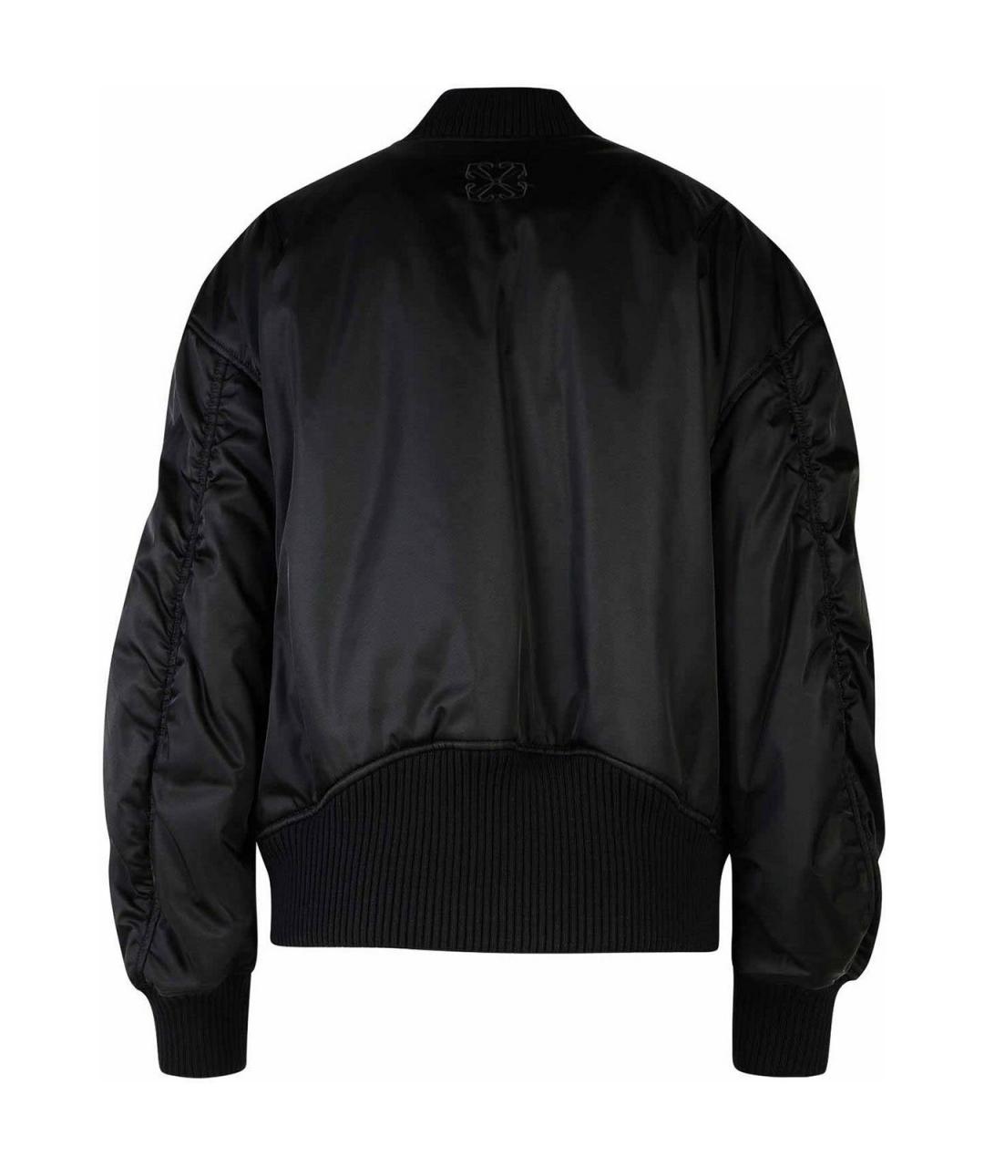 OFF-WHITE Черная полиамидовая куртка, фото 2