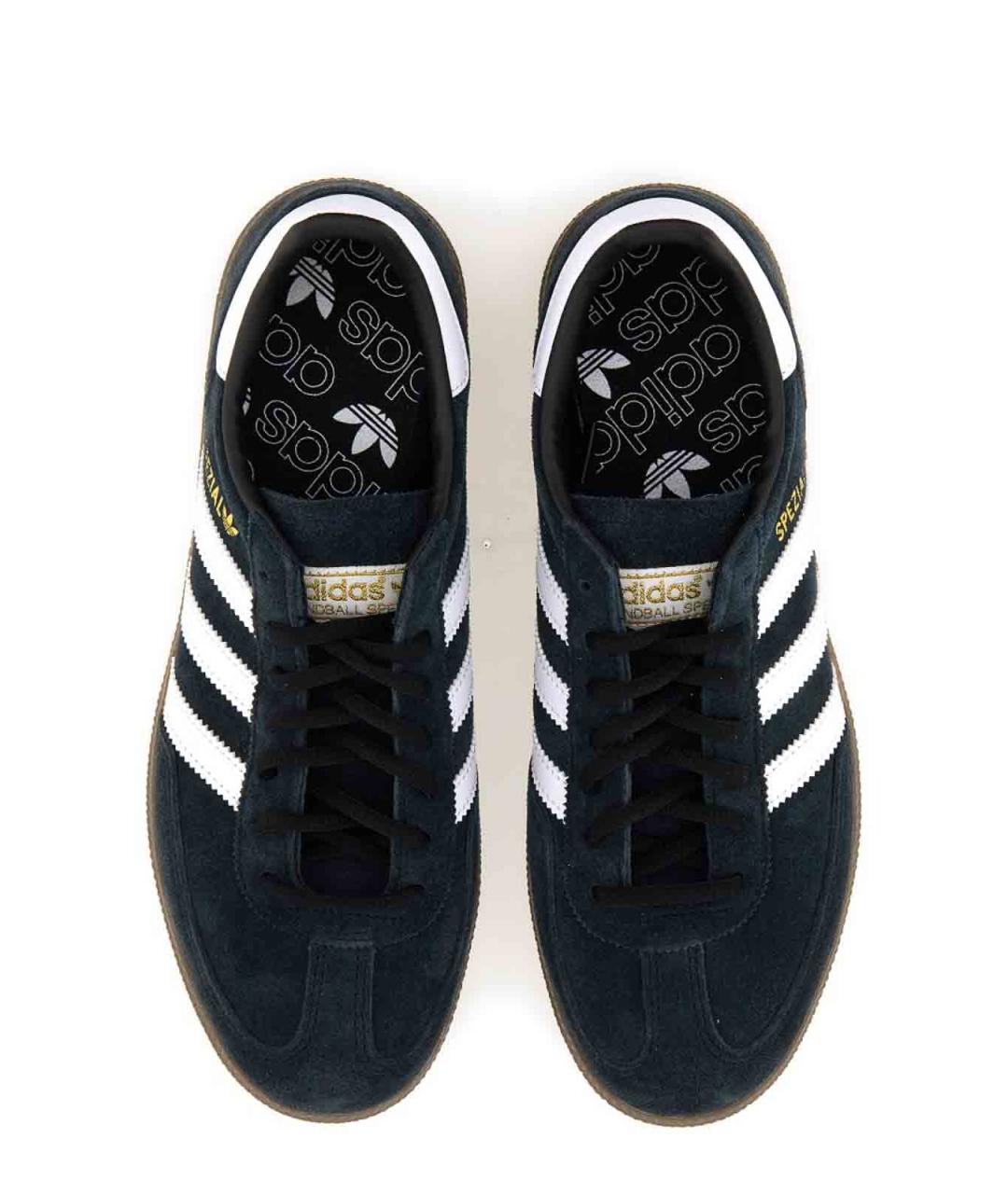 ADIDAS Черные кожаные кроссовки, фото 6