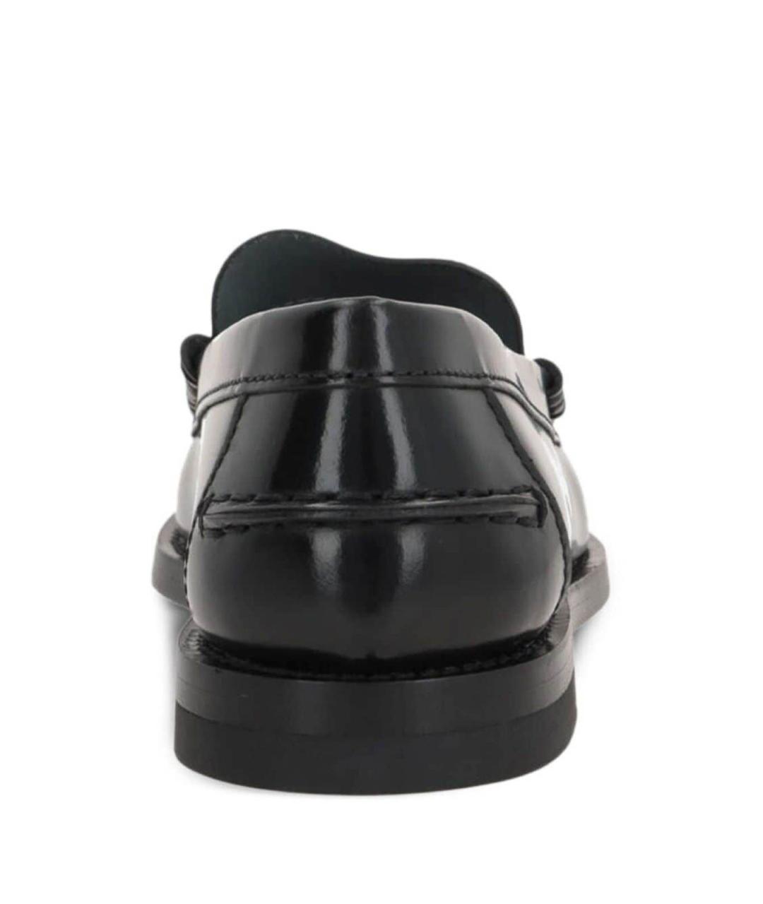 TOD'S Черные кожаные лоферы, фото 2