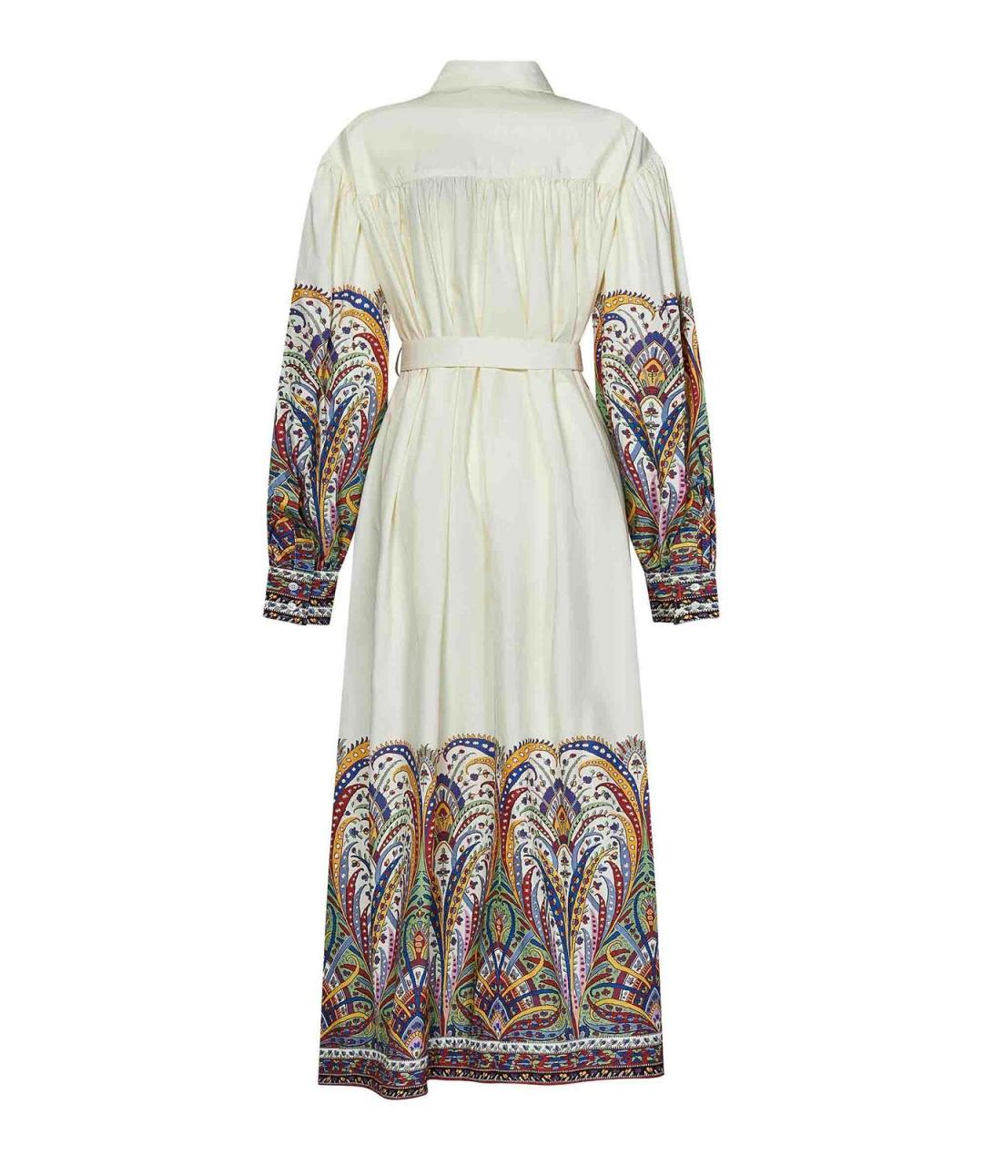 ETRO Белое хлопковое платье, фото 2