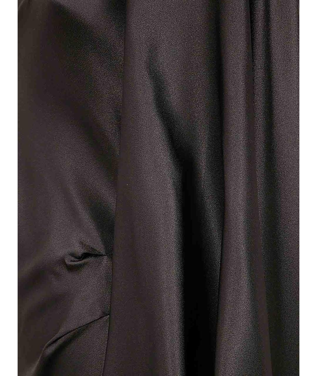 ALBERTA FERRETTI Черное шелковое вечернее платье, фото 3