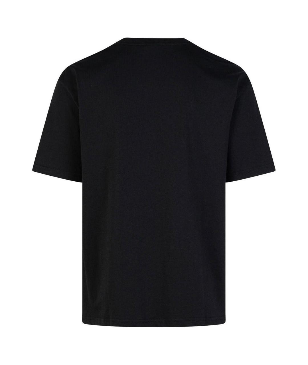 A.P.C. Черная хлопковая футболка, фото 2