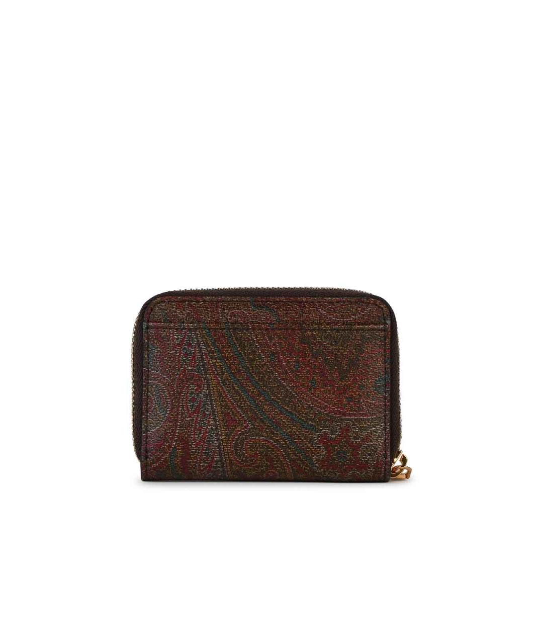 ETRO Коричневый кожаный кошелек, фото 3