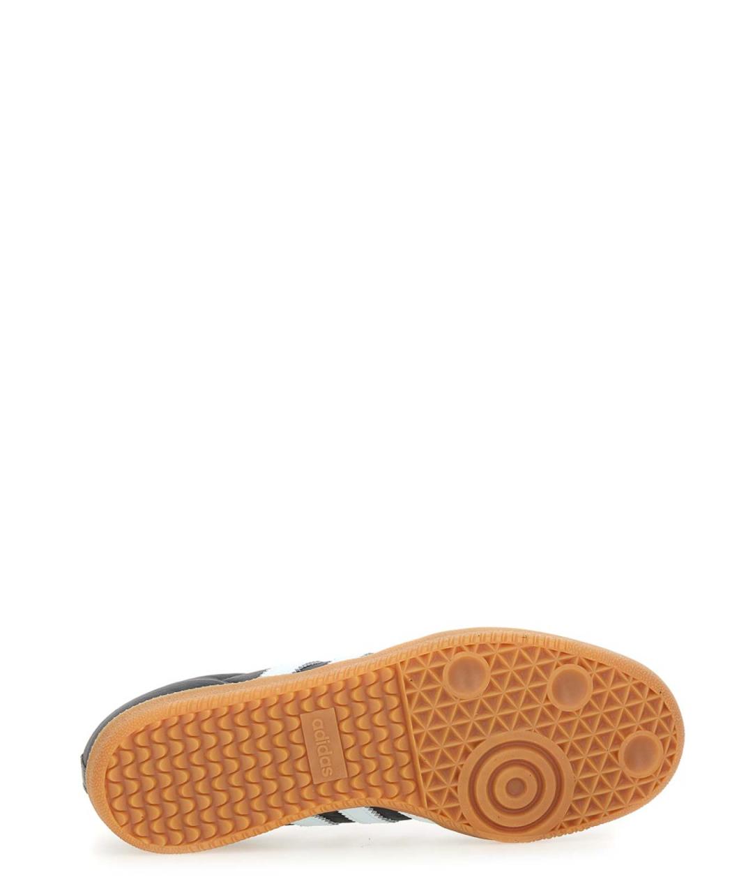 ADIDAS Черные кожаные кроссовки, фото 6