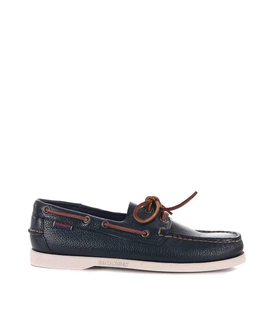 SEBAGO Синие кожаные лоферы, фото 1